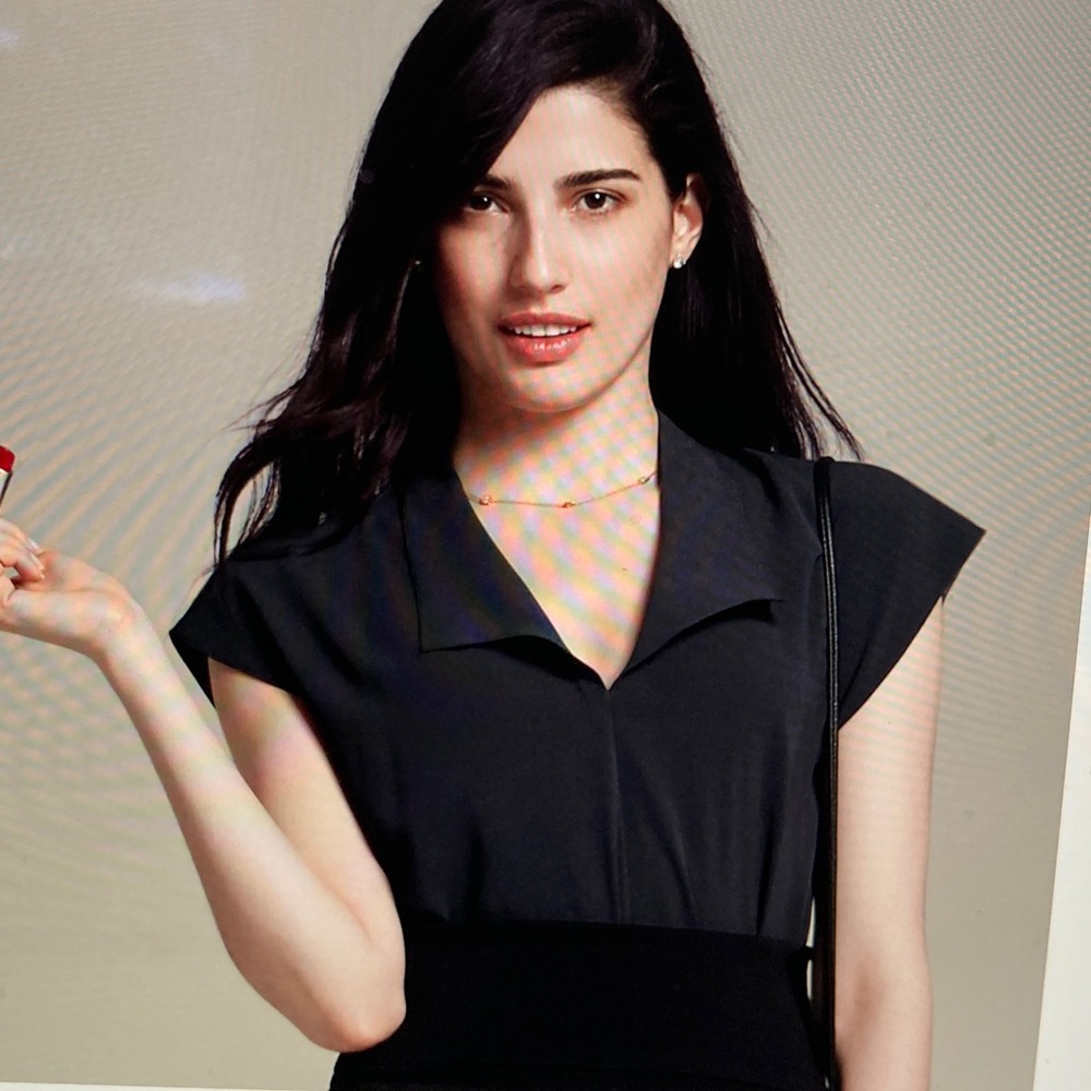 Huston Blouse Midnight Blue